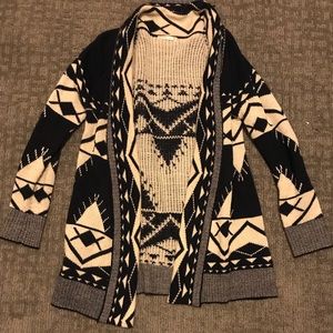 Bohme Geometric Cardigan Sweater